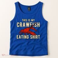 Crawfish Season Clothing This Is My Crawfish Eating Gift Tank Top thumb 2