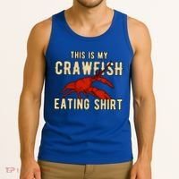 Crawfish Season Clothing This Is My Crawfish Eating Gift Tank Top thumb 3