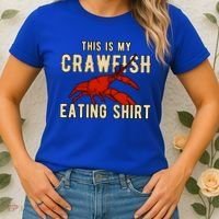 Crawfish Season Clothing This Is My Crawfish Eating Gift Women's T-Shirt thumb 2