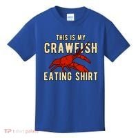 Crawfish Season Clothing This Is My Crawfish Eating Gift Kids T-Shirt thumb 0