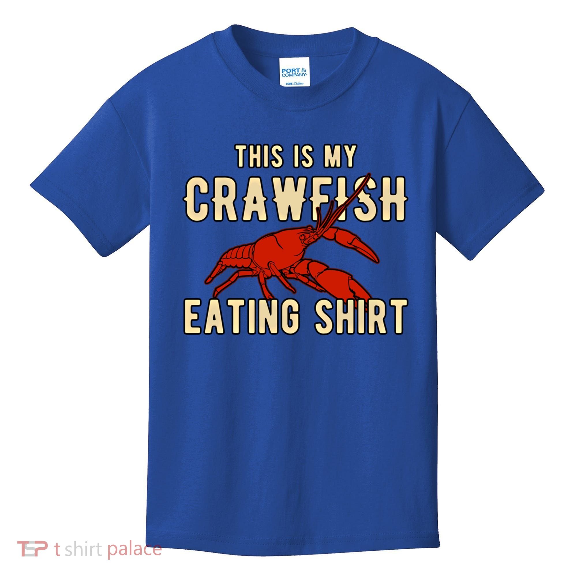 Crawfish Season Clothing This Is My Crawfish Eating Gift Kids T-Shirt