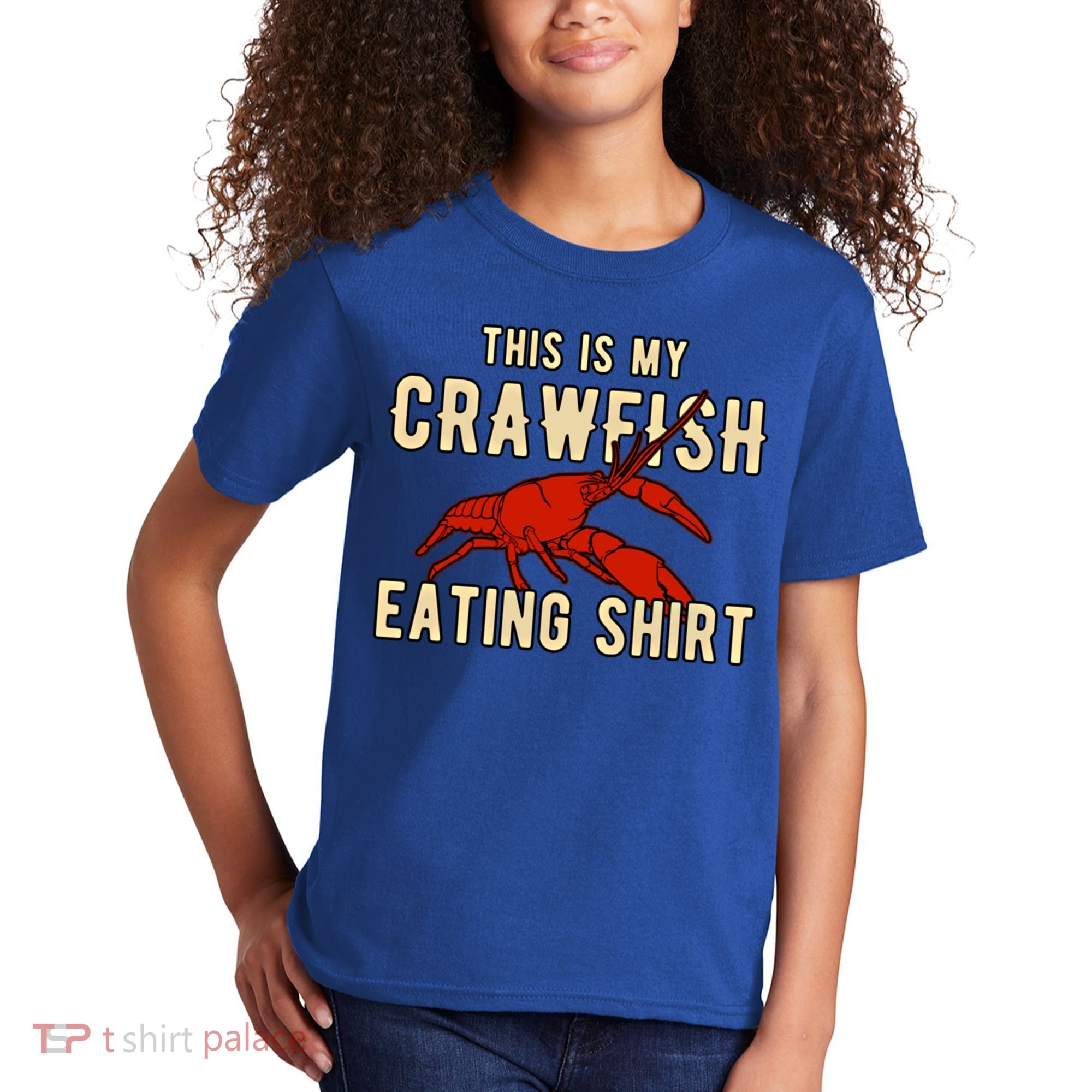 Crawfish Season Clothing This Is My Crawfish Eating Gift Kids T-Shirt