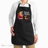 Christmas Santa Claus Trump They Are Eating The Reindeer Apron thumb 2