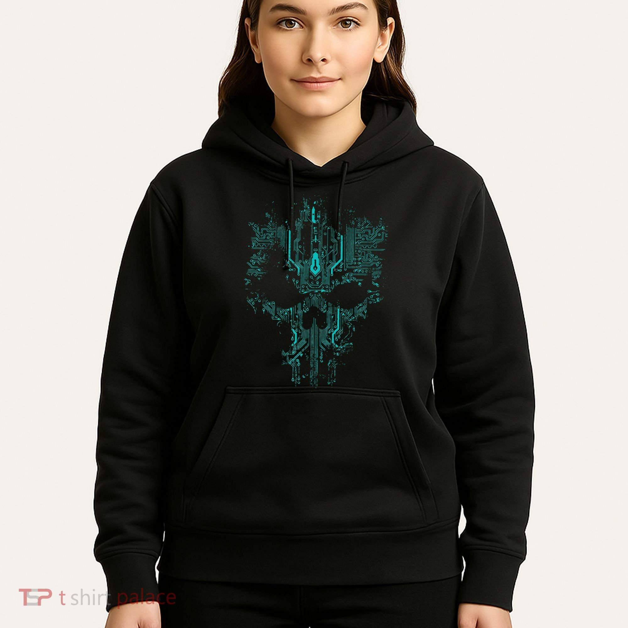 Circuit Skull Hoodie