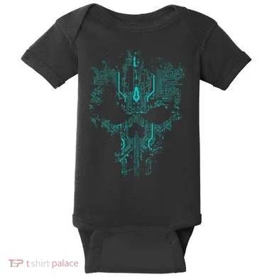 Circuit Skull Baby Bodysuit