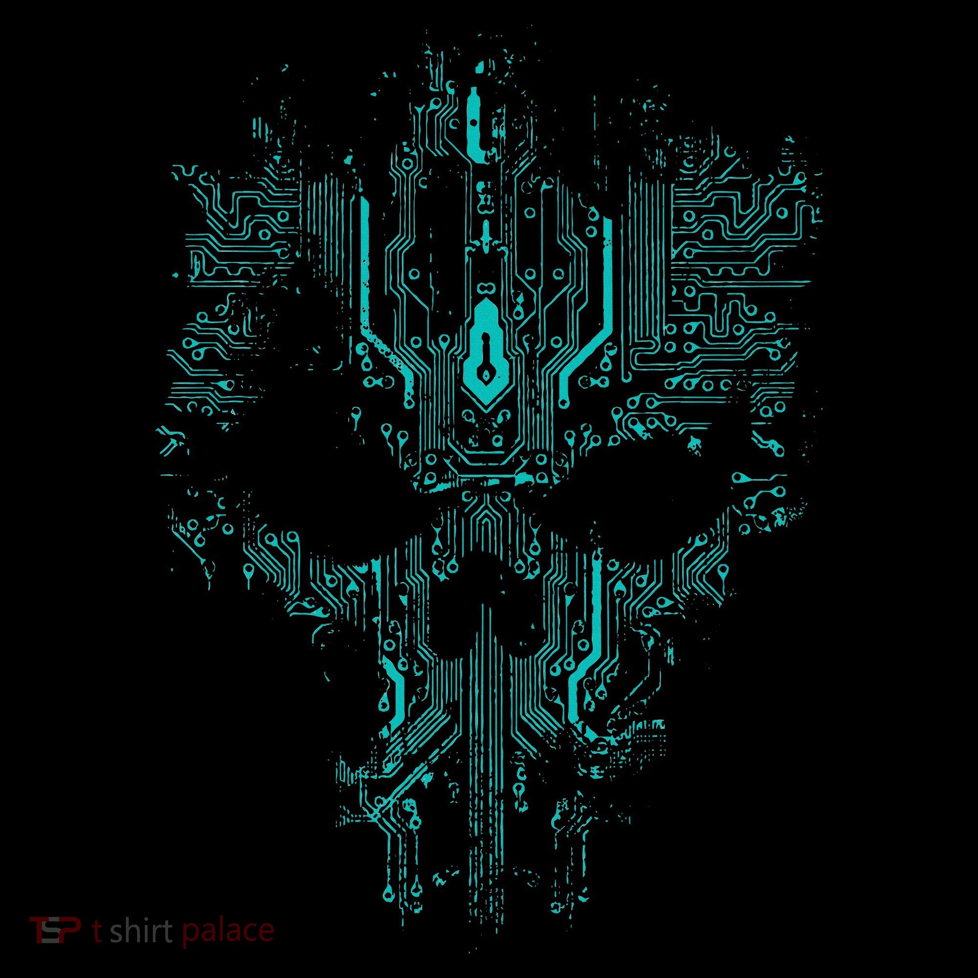 Circuit Skull Tank Top