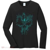 Circuit Skull Women's Long Sleeve Shirt thumb 0