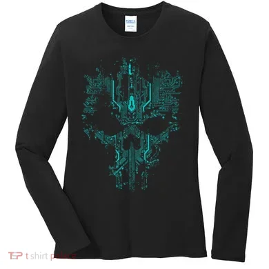 Circuit Skull Women's Long Sleeve Shirt