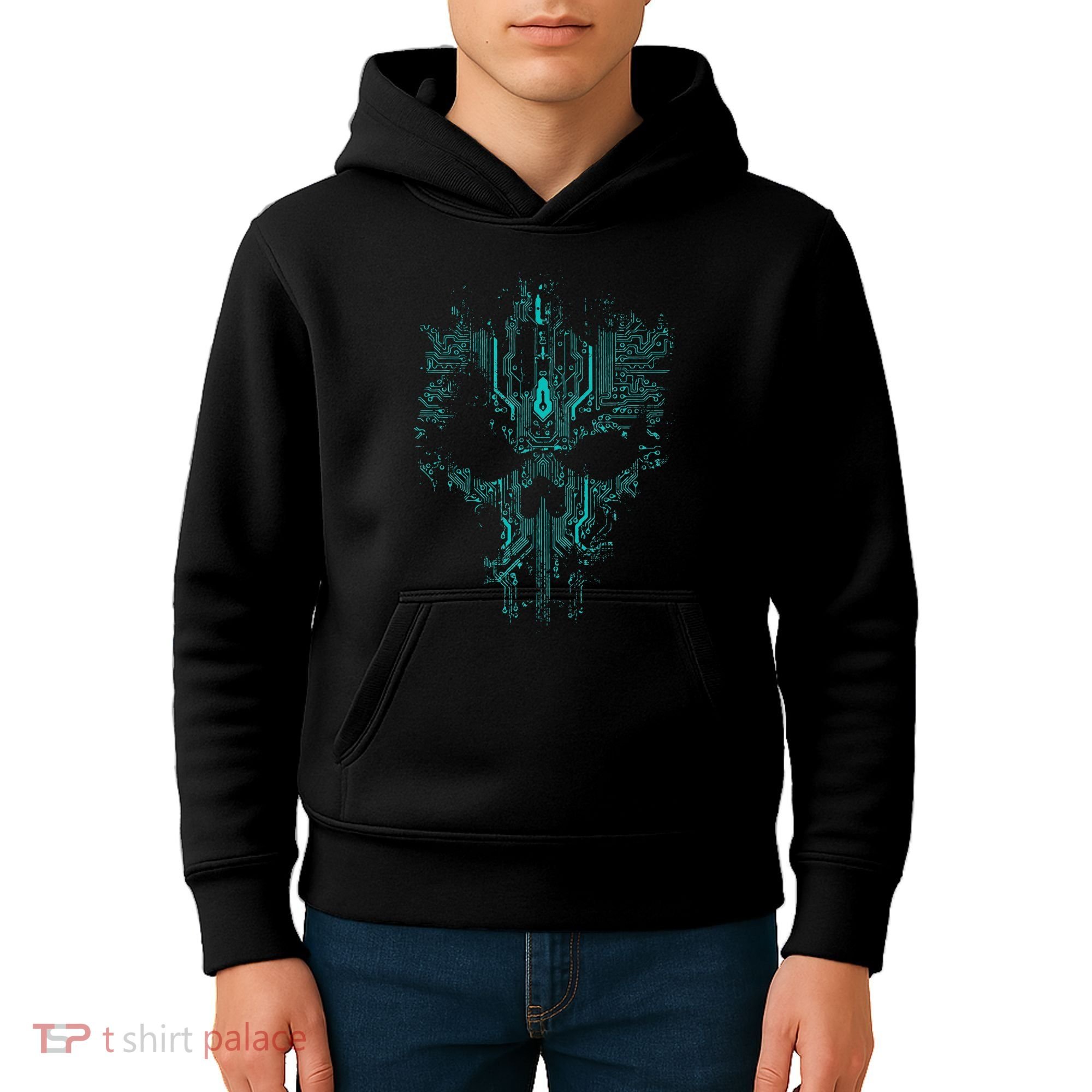 Circuit Skull Kids Hoodie
