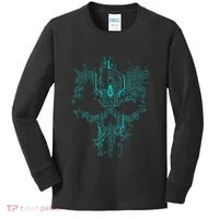 Circuit Skull Kids Long Sleeve Shirt thumb 0