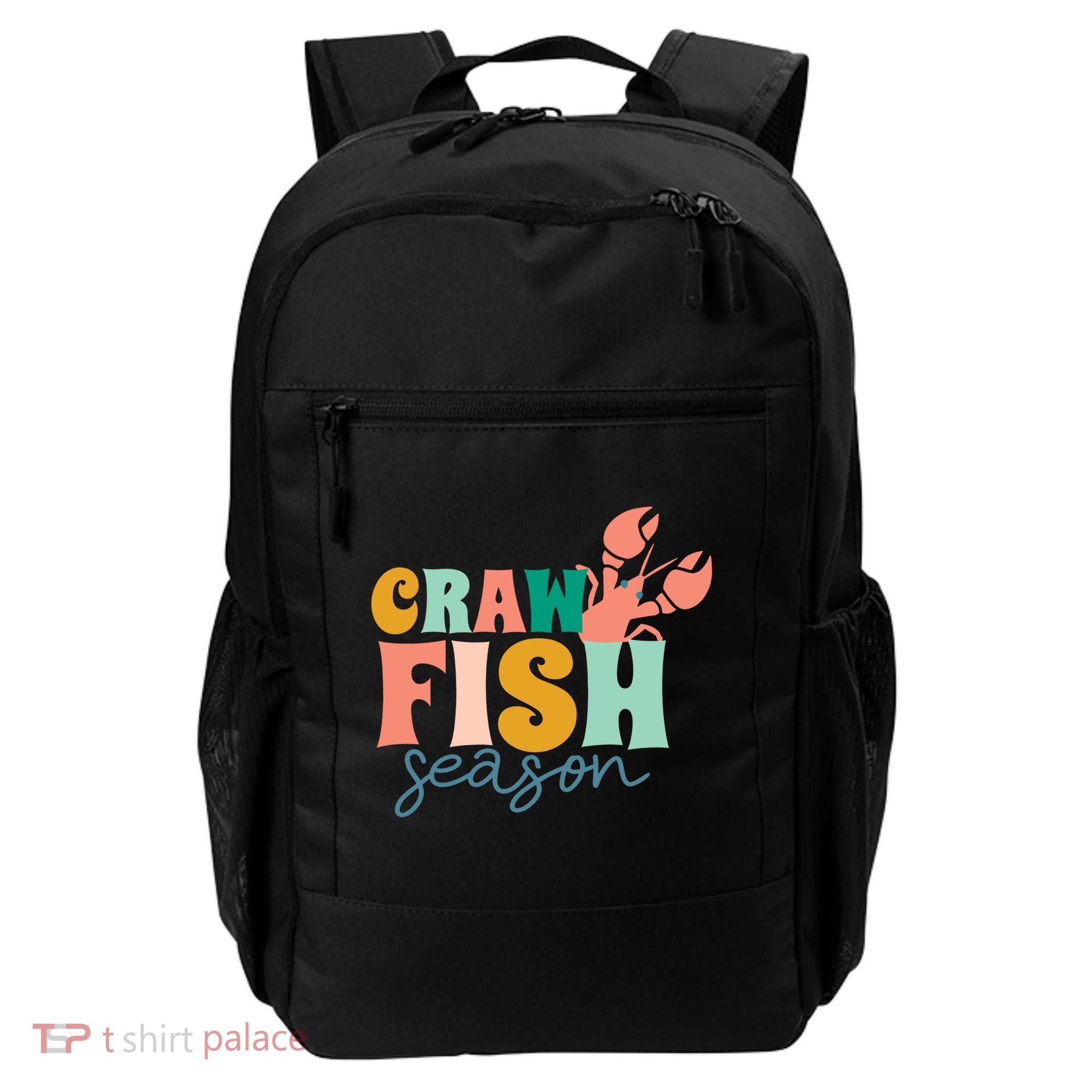 Crawfish Season Crawfish Junkie Cajun Lobster Gift Backpack