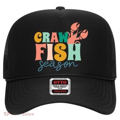 Crawfish Season Crawfish Junkie Cajun Lobster Gift Hat