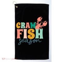 Crawfish Season Crawfish Junkie Cajun Lobster Gift Golf Towel thumb 0