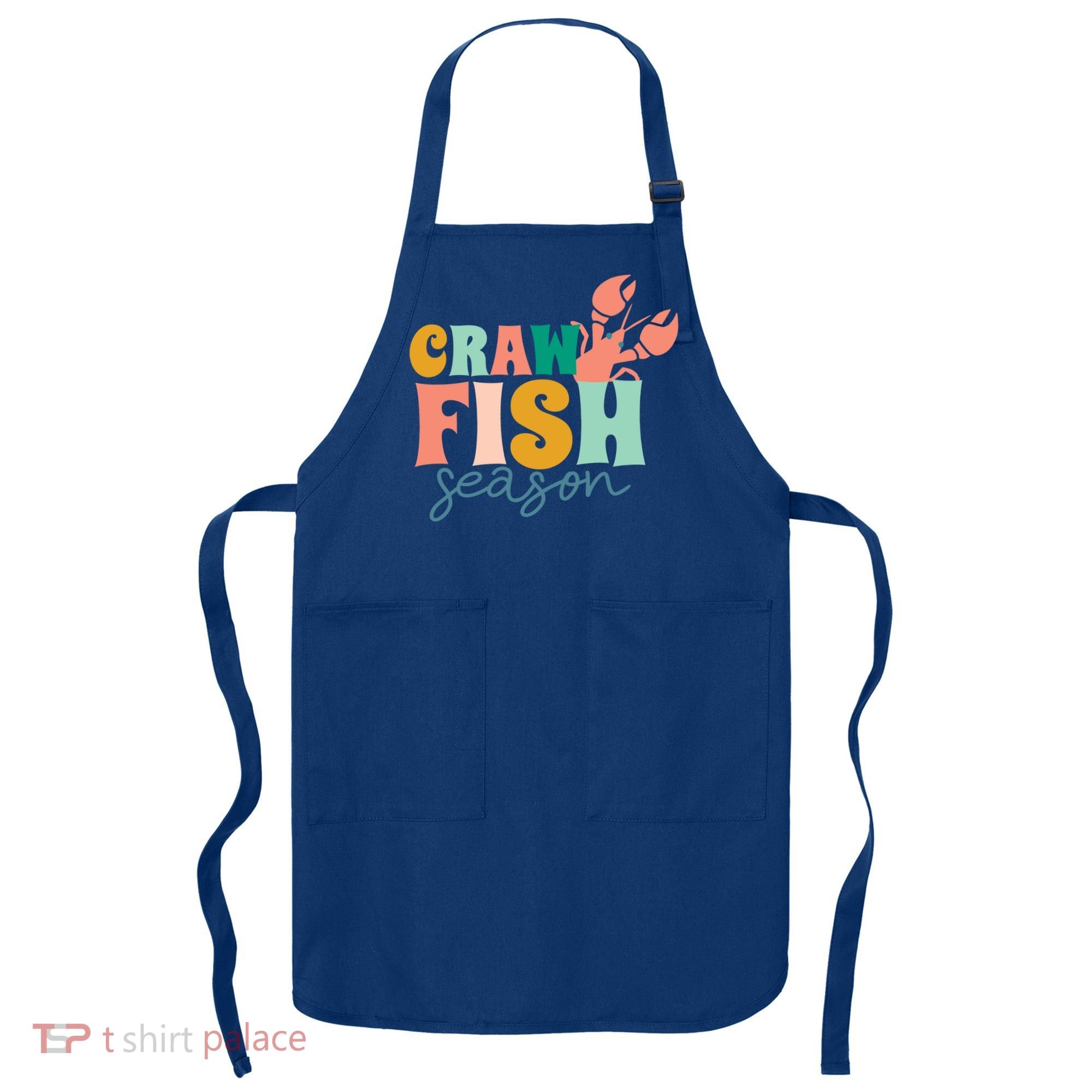 Crawfish Season Crawfish Junkie Cajun Lobster Gift Apron