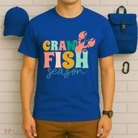 Crawfish Season Crawfish Junkie Cajun Lobster Gift T-Shirt thumb 6