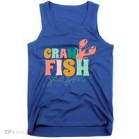 Crawfish Season Crawfish Junkie Cajun Lobster Gift Tank Top thumb 0