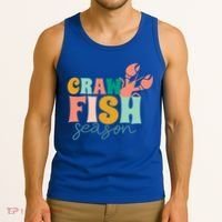 Crawfish Season Crawfish Junkie Cajun Lobster Gift Tank Top thumb 3