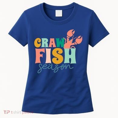 Crawfish Season Crawfish Junkie Cajun Lobster Gift Women's T-Shirt