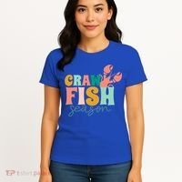 Crawfish Season Crawfish Junkie Cajun Lobster Gift Women's T-Shirt thumb 4