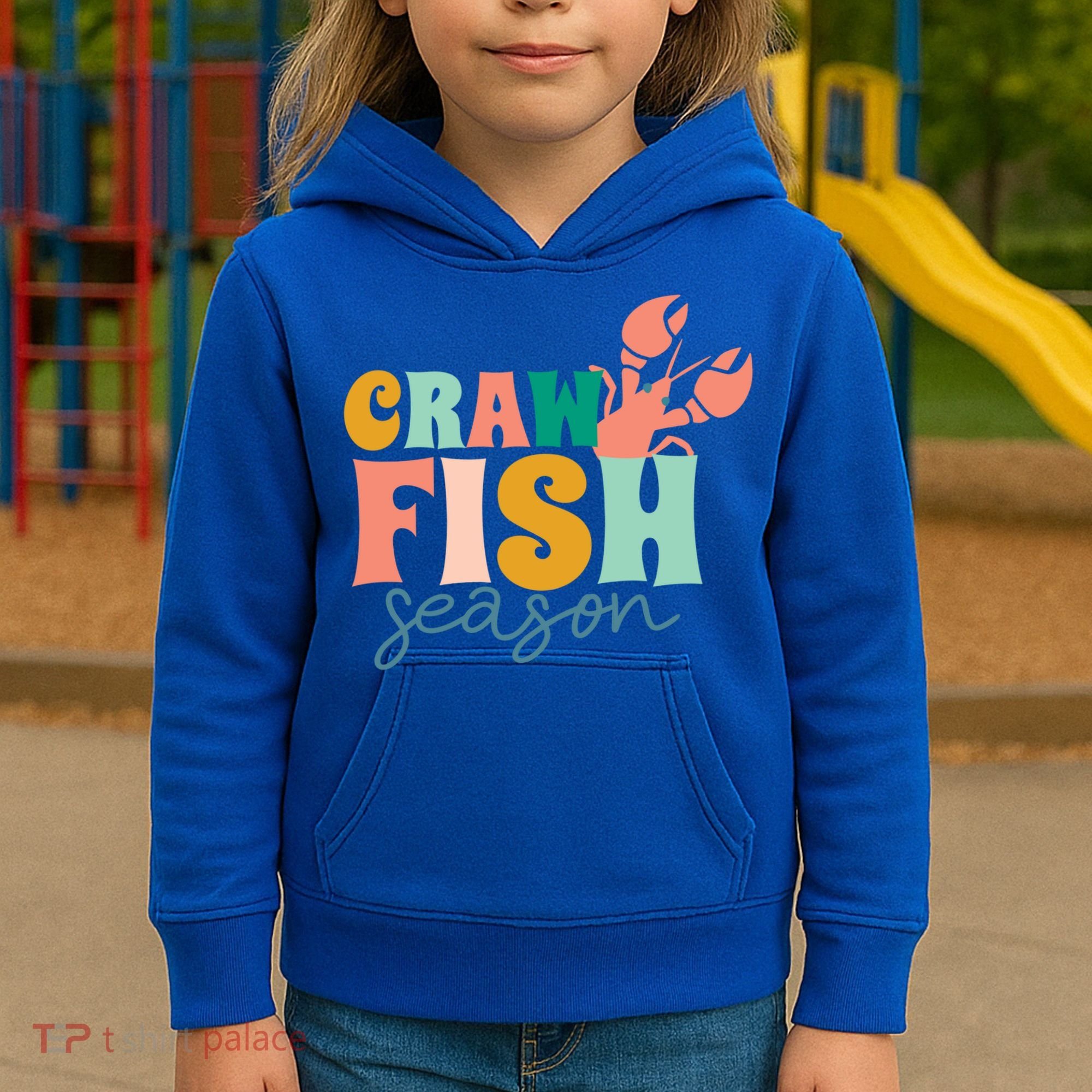 Crawfish Season Crawfish Junkie Cajun Lobster Gift Kids Hoodie