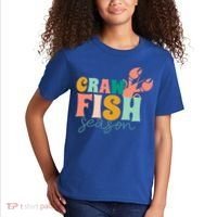 Crawfish Season Crawfish Junkie Cajun Lobster Gift Kids T-Shirt thumb 2