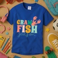 Crawfish Season Crawfish Junkie Cajun Lobster Gift Kids T-Shirt thumb 3