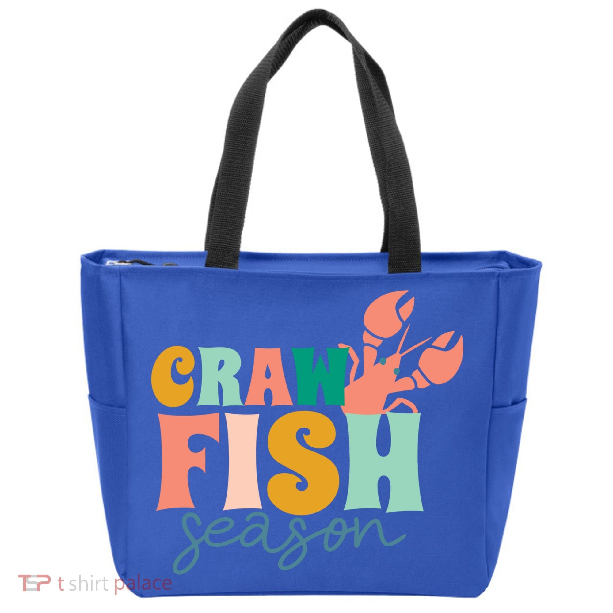 Crawfish Season Crawfish Junkie Cajun Lobster Gift Tote Bag