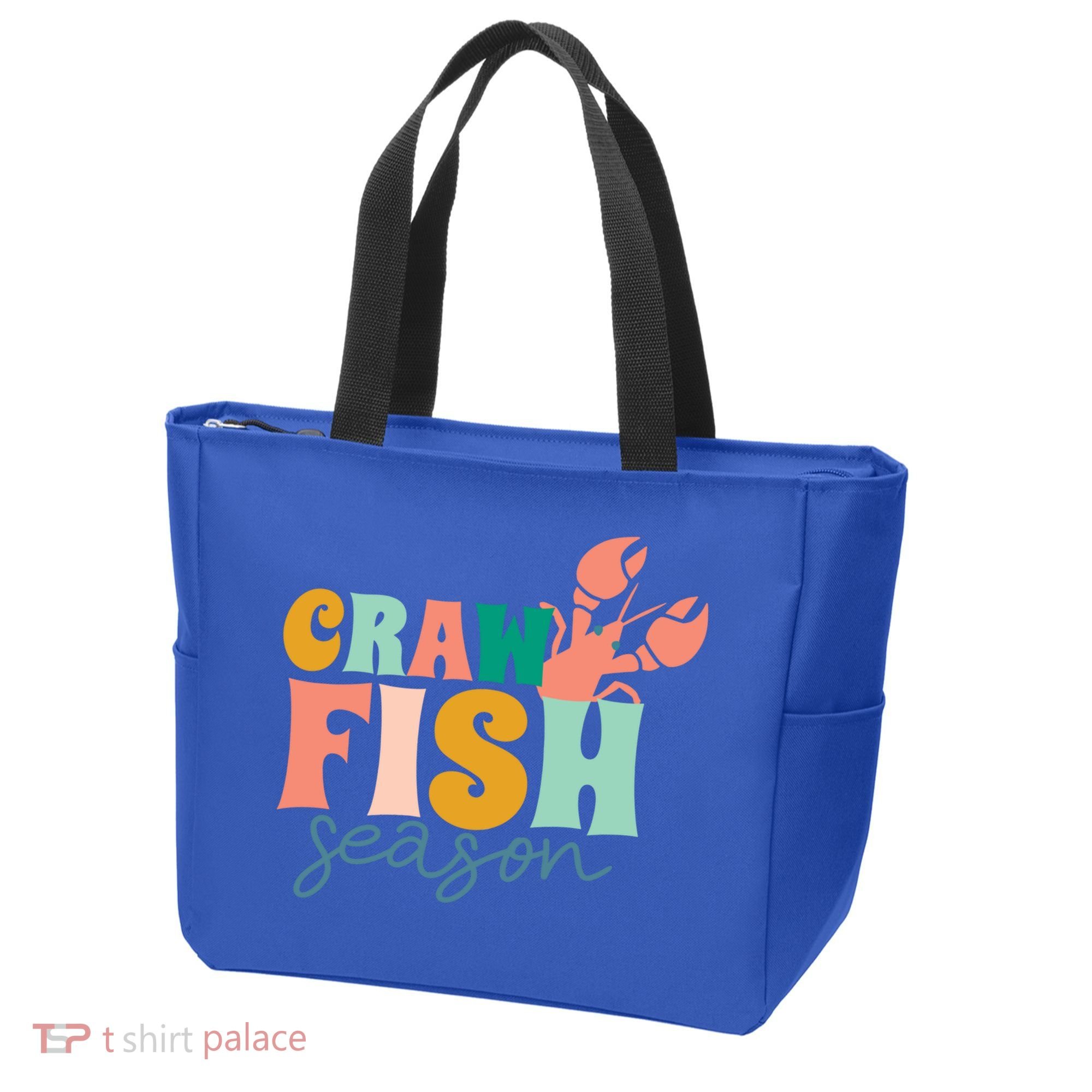 Crawfish Season Crawfish Junkie Cajun Lobster Gift Tote Bag