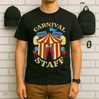 Carnival Staff Circus Event Security Ringmaster Lover Gift T-Shirt thumb 6