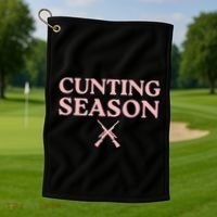 Cunting Season Golf Towel thumb 1