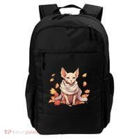 Cute Sphynx Cat Autumn Hairless Adorable Sphynx Cat Lover Backpack thumb 0