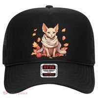 Cute Sphynx Cat Autumn Hairless Adorable Sphynx Cat Lover Hat thumb 0