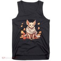 Cute Sphynx Cat Autumn Hairless Adorable Sphynx Cat Lover Tank Top thumb 0