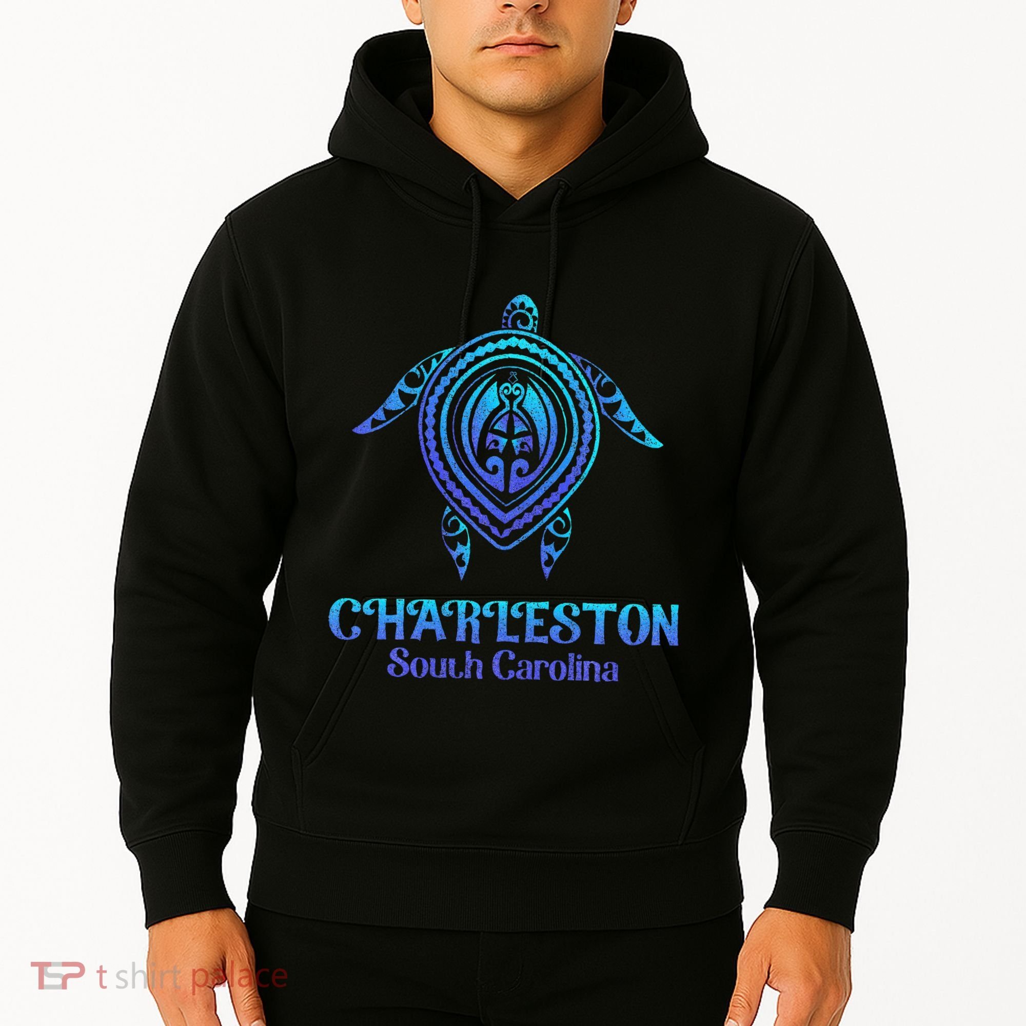 Charleston South Carolina Beach Charleston Sc Sea Turtle Hoodie