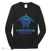 Charleston South Carolina Beach Charleston Sc Sea Turtle Long Sleeve Shirt thumb 0