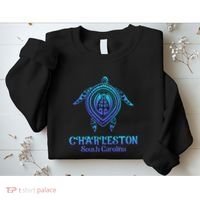 Charleston South Carolina Beach Charleston Sc Sea Turtle Sweatshirt thumb 2
