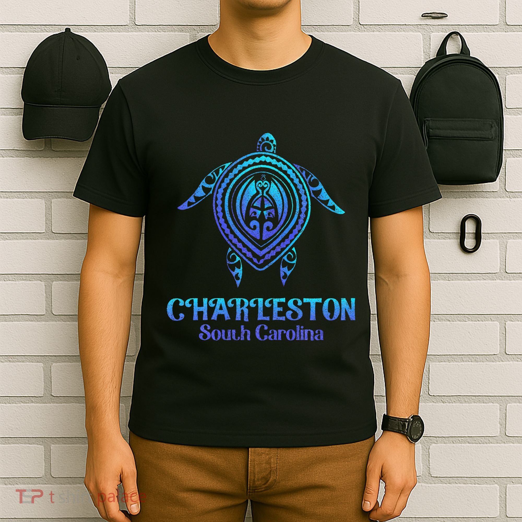 Charleston South Carolina Beach Charleston Sc Sea Turtle T-Shirt