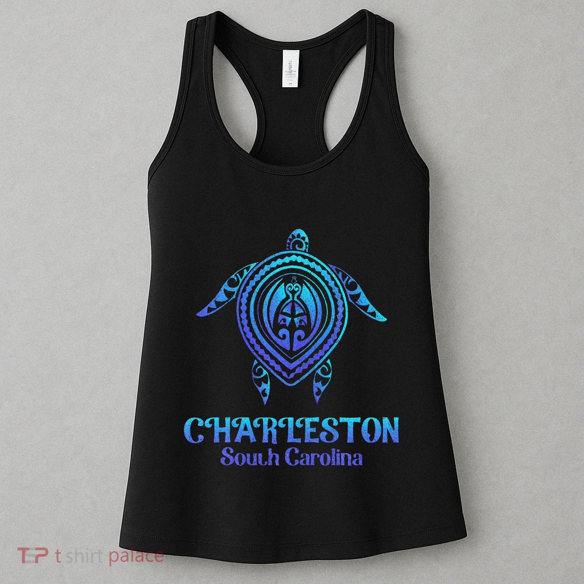 Charleston South Carolina Beach Charleston Sc Sea Turtle Women's Tank Top