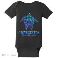 Charleston South Carolina Beach Charleston Sc Sea Turtle Baby Bodysuit thumb 0