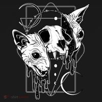 Cosmic Sphynx USA-Made Doggie Bandana thumb 2