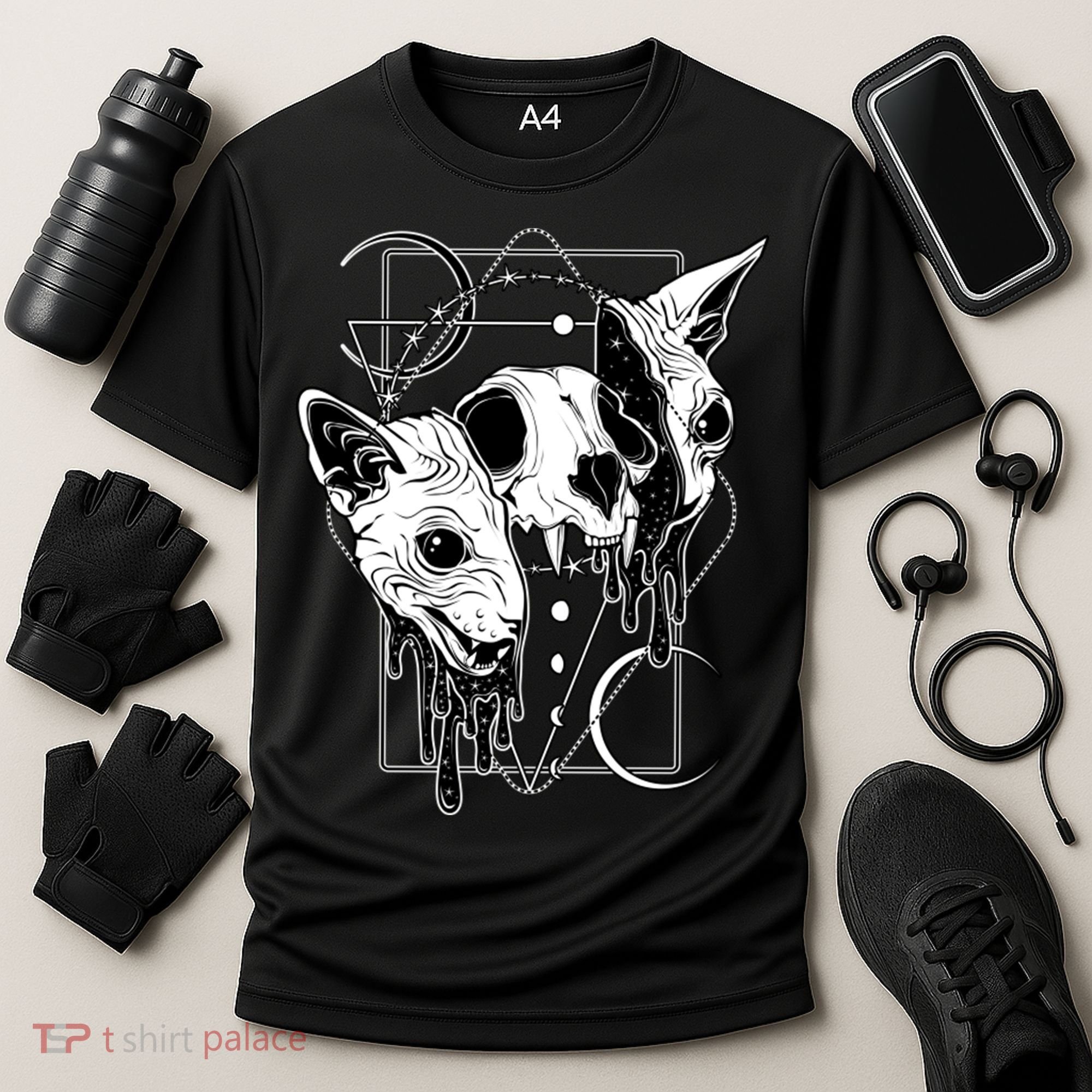 Cosmic Sphynx Cooling Performance Crew T-Shirt