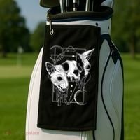Cosmic Sphynx Golf Towel thumb 2