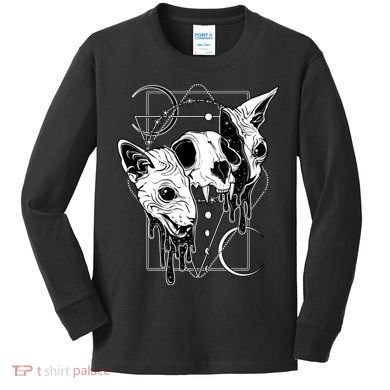 Cosmic Sphynx Kids Long Sleeve Shirt