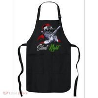 Christmas Santa Claus Guns Silent Night Santa Apron thumb 0