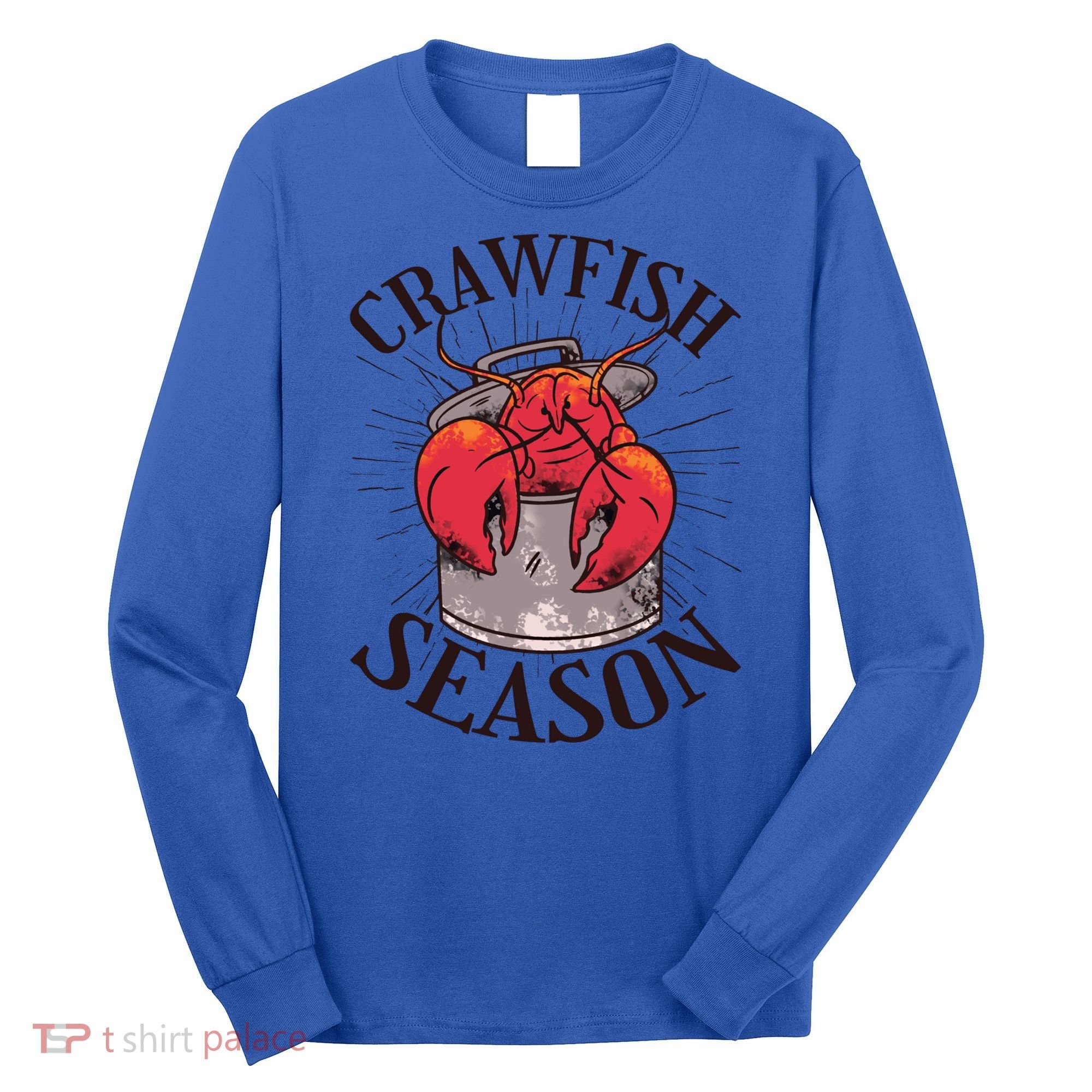 Crawfish Season Crawfish Boil Crew Cajun Lover Gift Long Sleeve Shirt