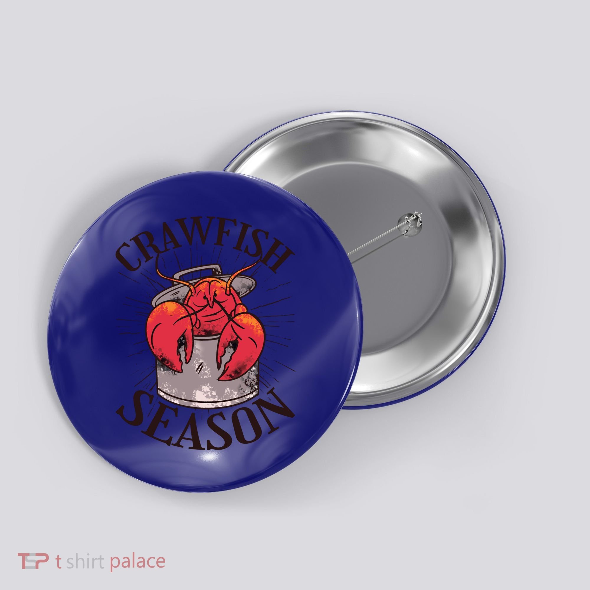 Crawfish Season Crawfish Boil Crew Cajun Lover Gift Button