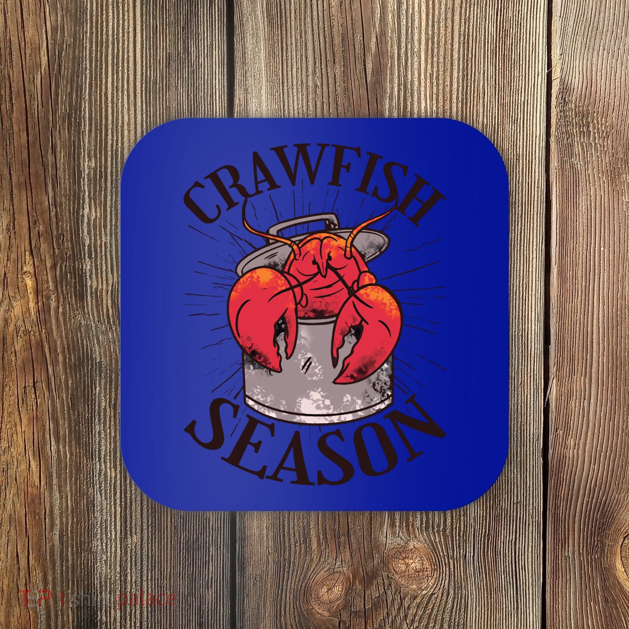 Crawfish Season Crawfish Boil Crew Cajun Lover Gift Coaster