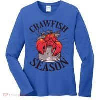 Crawfish Season Crawfish Boil Crew Cajun Lover Gift Women's Long Sleeve Shirt thumb 0