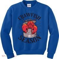 Crawfish Season Crawfish Boil Crew Cajun Lover Gift Kids Sweatshirt thumb 0