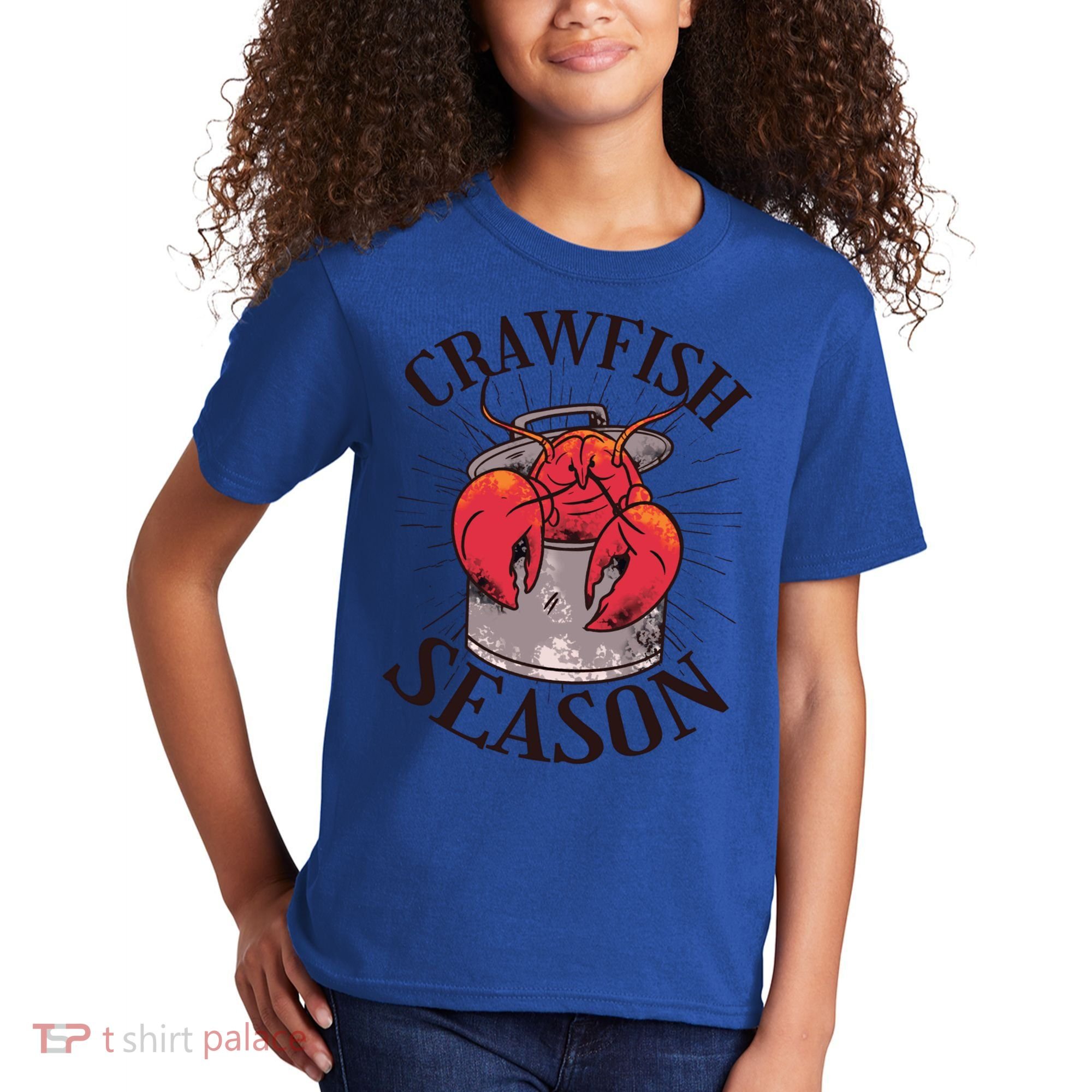 Crawfish Season Crawfish Boil Crew Cajun Lover Gift Kids T-Shirt